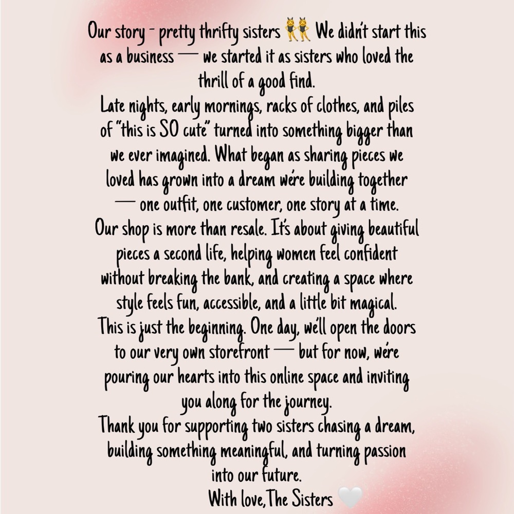 Thrifty Sisters Story Print